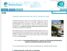 Tablet Screenshot of brainclinics.com